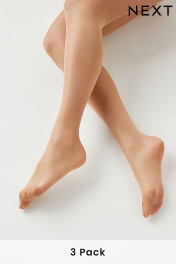 Golden Tan 20 Denier Sheer Gloss Tights 3 Pack (355707) | £9