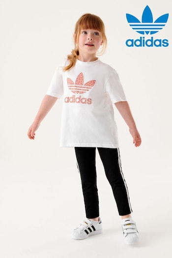 adidas white Originals Kids Adicolor Leggings (356331) | £20