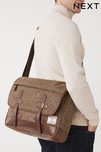 Brown Tweed Messenger Bag (356362) | £85
