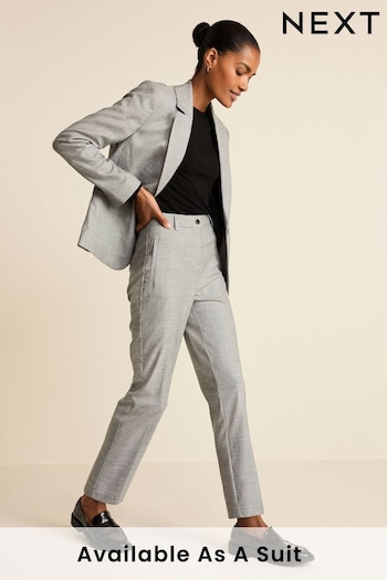 Black/White Check Tailored Check Slim Leg Trousers halter (356472) | £28