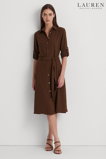 Lauren Ralph Lauren Natural Fit and Flare Shirtdress (356771) | £129