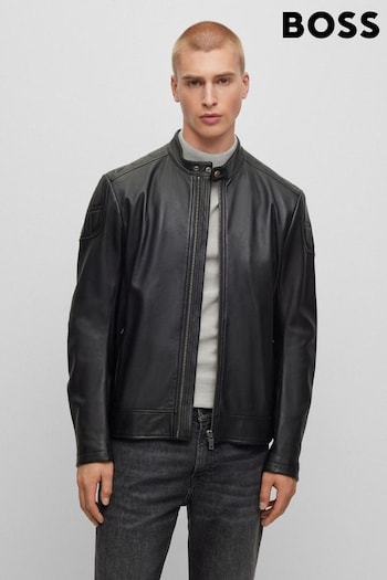 BOSS Black Jomarc Leather Jacket (356971) | £489