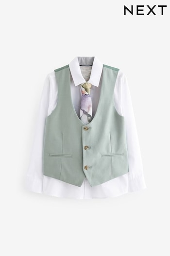 Mint Green Waistcoat Set (12mths-16yrs) (356978) | £30 - £39