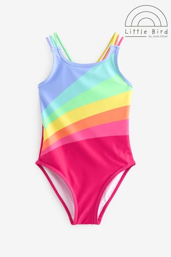 Little Bird by Jools Oliver Multi Pastel Rainbow Swimsuit (357476) | £20 - £26