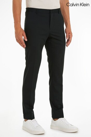 Calvin Klein Stretch Wool Slim Barth Trousers (358303) | £140