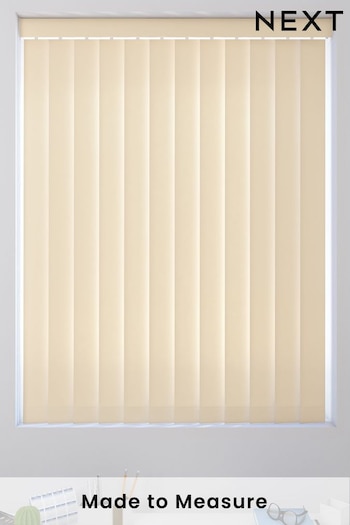 Beige Natural Canvas Made To Measure Vertical Blind (358447) | £21