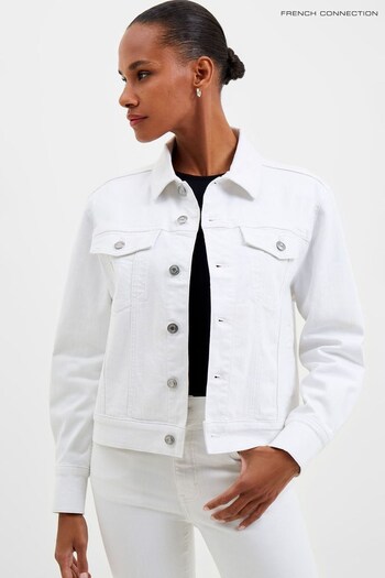 French Connection White Conscious Stretch Tucker Jacket (358642) | £75