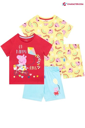 Character Yellow Peppa Pig Pyjamas 2 Pack (359655) | £25