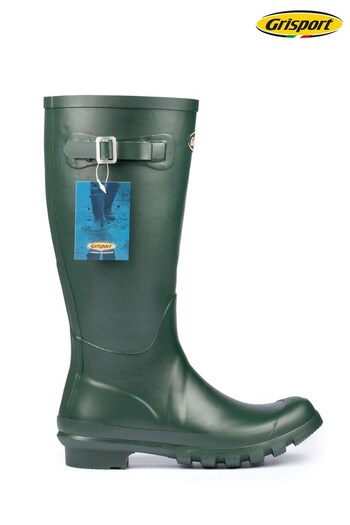 Grisport Green Adjustable Rubber Wellington Boots (359736) | £35