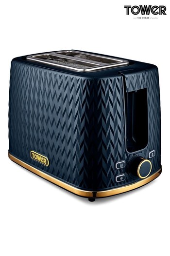Tower Blue Empire 2 Slot Toaster (359761) | £30