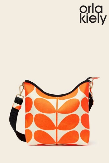 Orla Kiely Orange Cross Carry Crossbody Bag (359900) | £120