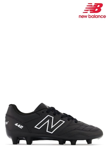 New Balance Where Black Kids 442 Firm Ground Football Boots (360123) | £55