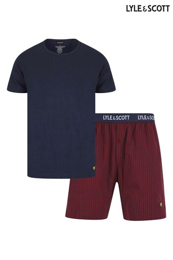 Lyle & Scott Kyle Red Loungewear Set (360524) | £46