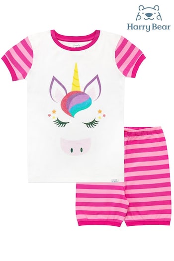Harry Bear Pink Unicorn Pyjamas (360706) | £15