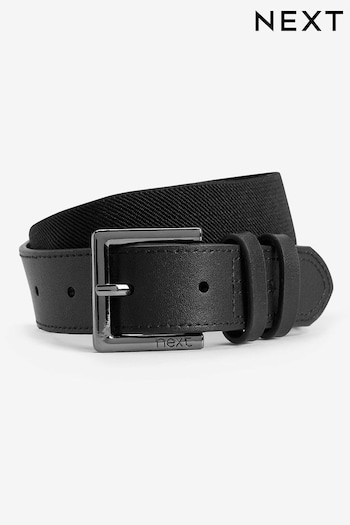 Black Leather And Elastic Belt (360784) | £7 - £8