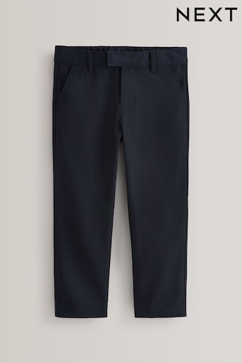 Navy Plus Waist School Formal Slim Leg Salewa Trousers (3-17yrs) (360945) | £9 - £16