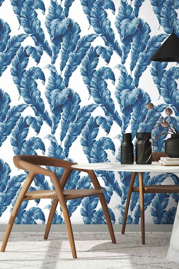 Woodchip & Magnolia Blue Let’s Go Bananas Wallpaper (361019) | £110