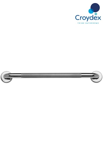 Croydex 600mm Stainless Steel Straight Grab Bar with Anti-Slip (361405) | £28