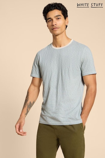 White Stuff White Abersoch Stripe Short Sleeve T-Shirt (361713) | £28