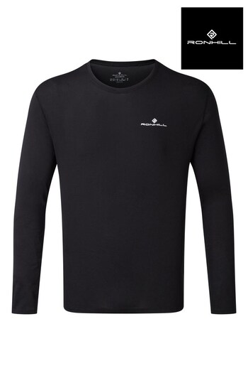 Ronhill Mens Core Running Long Sleeve Black T-Shirt (361856) | £27