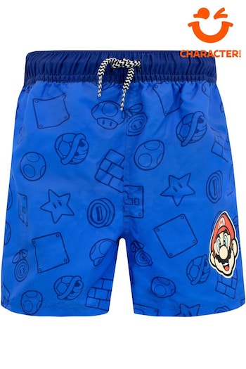 Character Blue Super Mario Swim Cleated Shorts (361968) | £17
