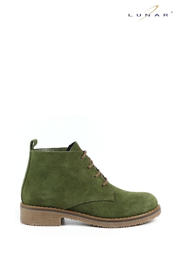 Lazy Dogz Green Xena Ankle Boots (362295) | £80