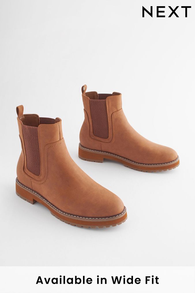 Brown leather ankle store boots ladies uk