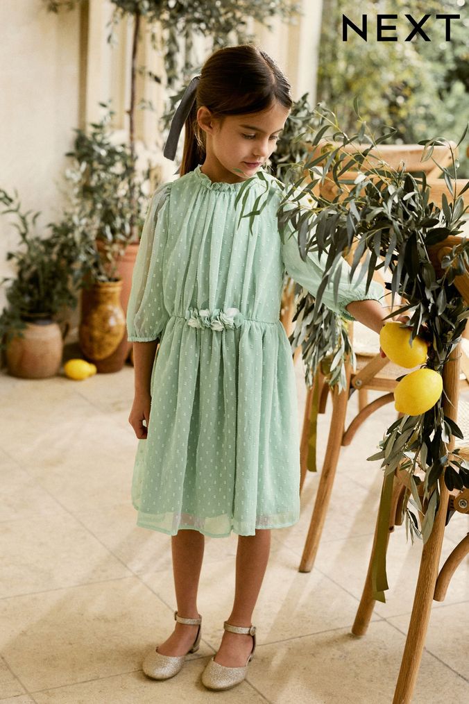 Next green dress girl online