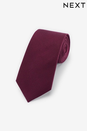 Burgundy Red Silk Tie (363025) | £18