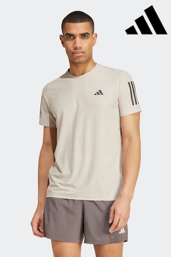 adidas Brown Own the Run T-Shirt (363628) | £30