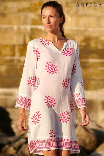 Aspiga Pink Guadalupe Short Tunic (363698) | £80