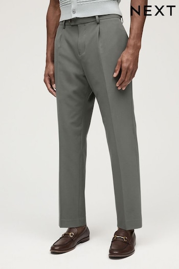 Green Relaxed Motionflex Stretch Suit Trousers (364254) | £40