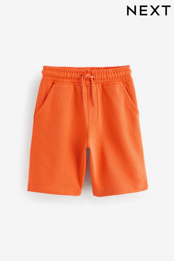Pinko Kids embroidered-logo flared shorts - Orange
