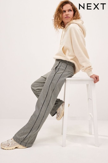 Monochrome Jersey Wide Leg Side Stripe Layer Trousers (364565) | £40