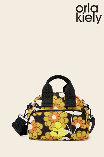 Orla Kiely Orange Radial Handbag (364682) | £90