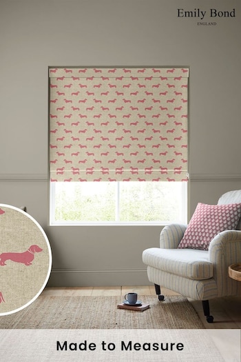 Emily Bond Raspberry Pink Peggy Made to Measure Roman Blinds (364860) | £79