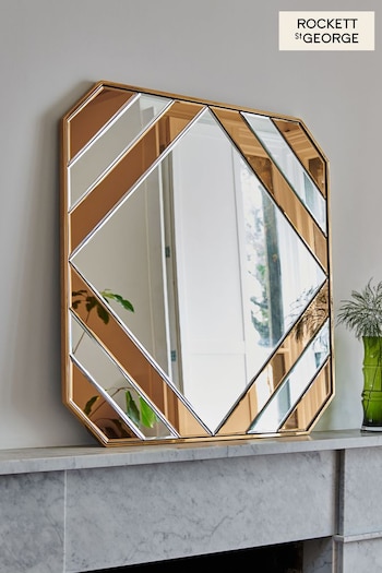 Rockett St George Copper Square Mirror (365423) | £260