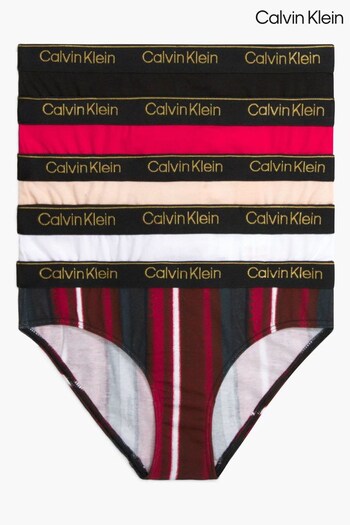 Calvin rtel Klein Modern Cotton Bikini Briefs 5 Packs (365444) | £50