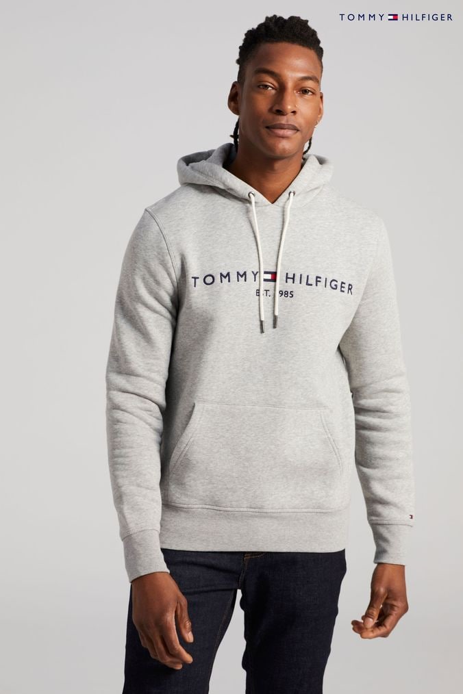 Mens pink hotsell tommy hilfiger hoodie