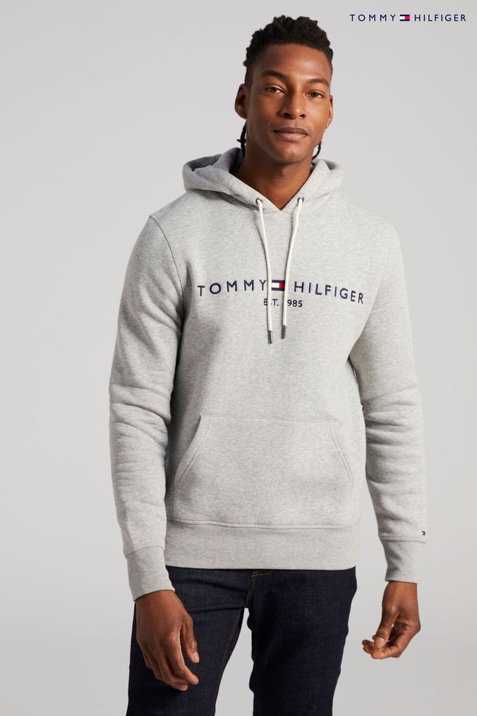 Tommy Hilfiger Grey Core Logo Hoodie (365467) | £110