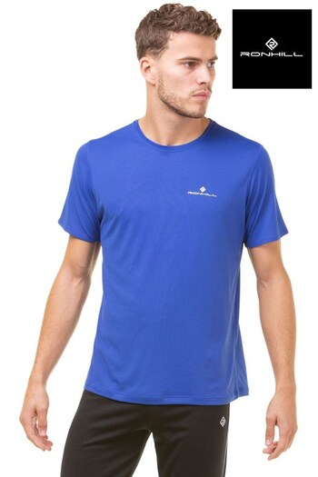 Ronhill Mens Blue Core Short Sleeve Running T-Shirt (365605) | £24