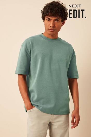 Sage Green EDIT Oversized Fit T-Shirt (365644) | £18