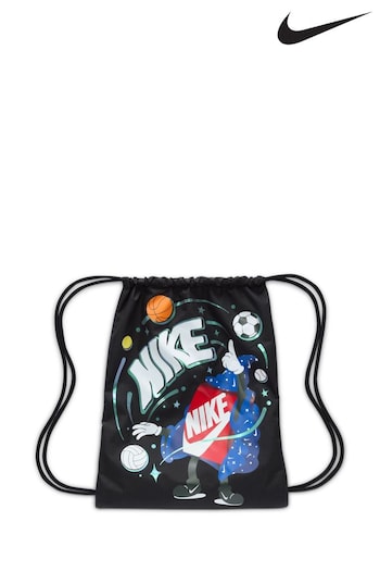 Nike Black Kids Drawstring Bag 12L (365776) | £14