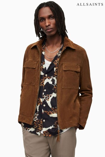AllSaints Brown Cozza Jacket (365983) | £399