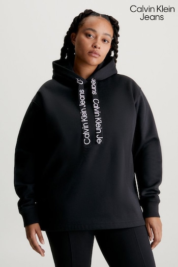 Calvin Klein Jeans Logo Drawcord Hoodie (366346) | £90