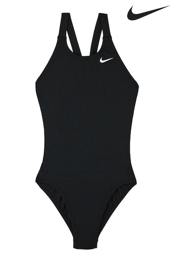 Nike texas Black Hydrastrong Performance Fastback Swimsuit (366407) | £24