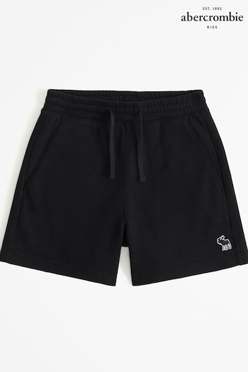 Abercrombie & Fitch Jersey Joggers Black Shorts (366572) | £22