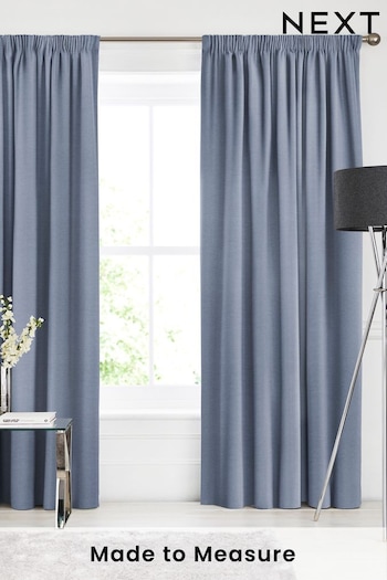 Danube Blue Soho Made To Measure Curtains (366729) | £100