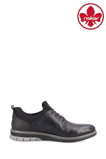 Rieker Mens Elasticated Black Shoes (366789) | £80