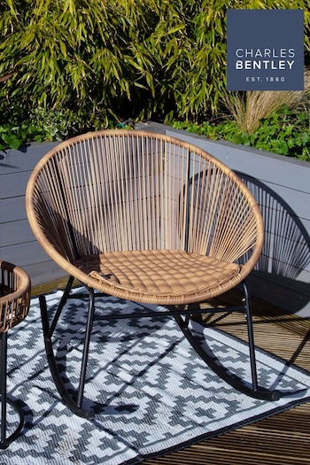 Charles Bentley Natural Garden Zanzibar Rocking Chair (367194) | £180